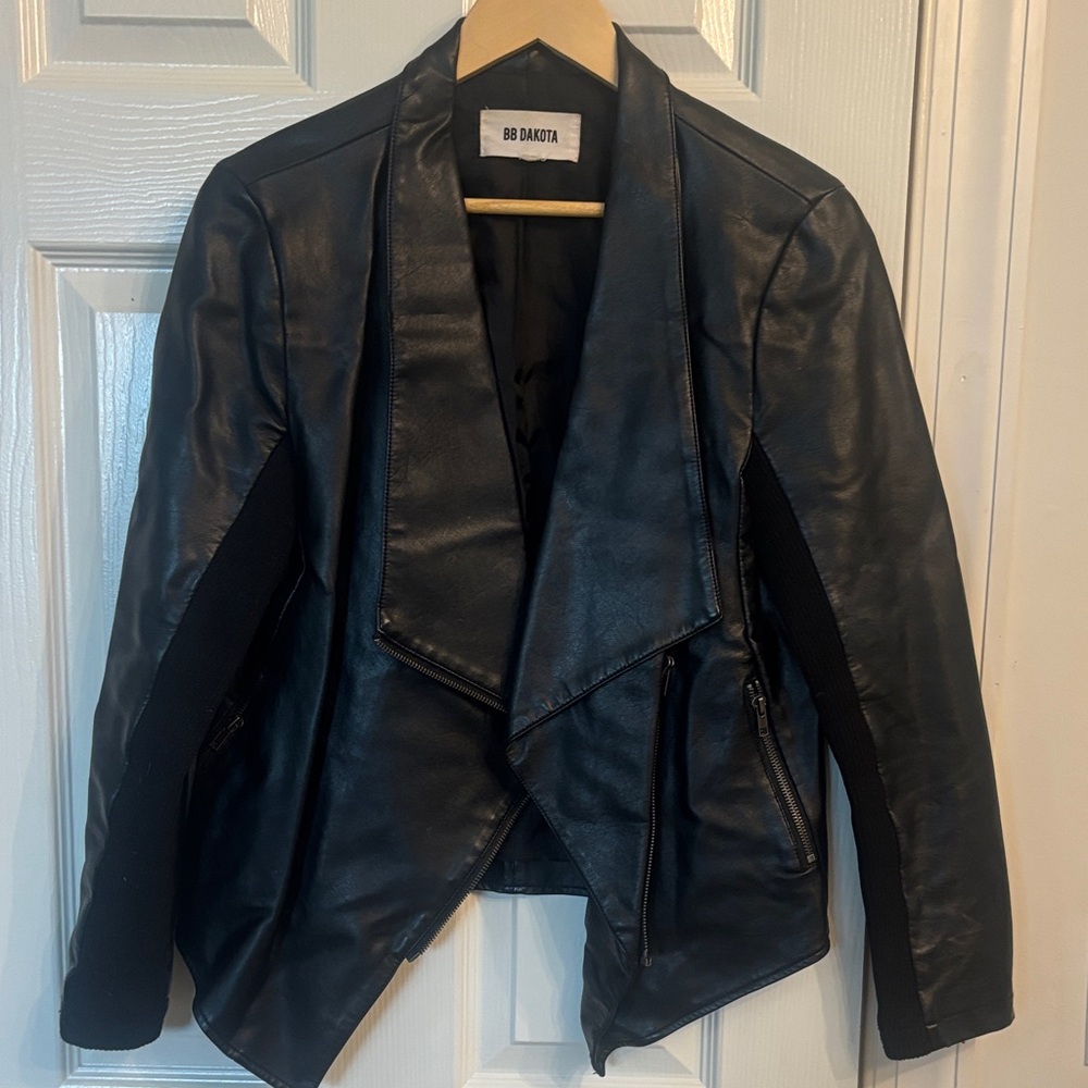BB Dakota Black Leather Jacket